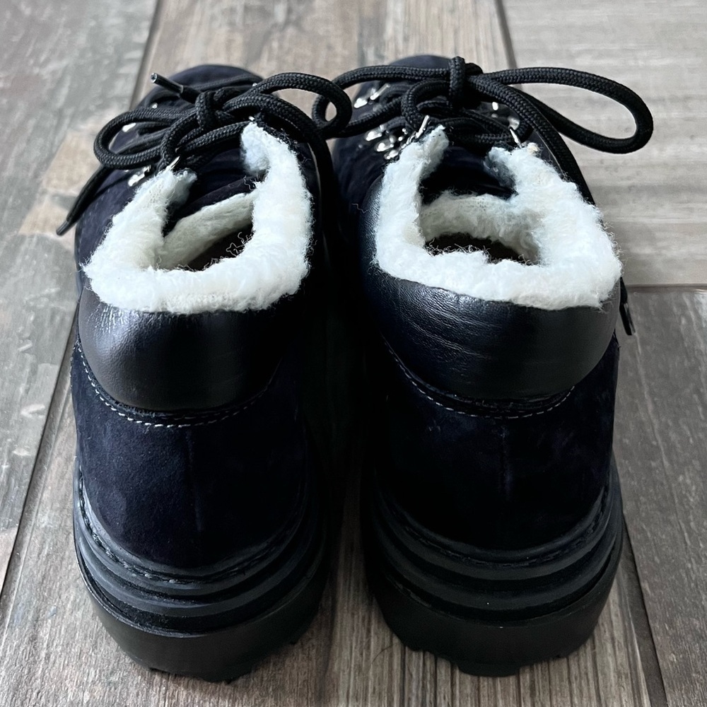 SCHUTZ Lucille Faux Shearling Lined Ankle Boot size 8.5 - Picture 11 of 11